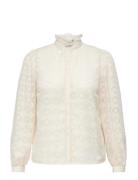 Carchloey L/S Shirt Wvn Cream ONLY Carmakoma