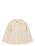 Baby Pointelle Cardigan Cream FUB