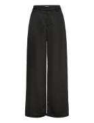 Mila Satin Trousers Black Ahlvar Gallery