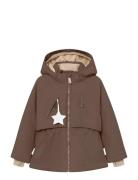 Matalgeana Fleece Lined Winter Jacket. Grs Brown MINI A TURE