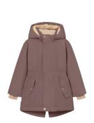 Matvikania Fleece Lined Winter Jacket. Grs Purple MINI A TURE