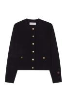 Aria Cardigan Contrast Navy BUSNEL