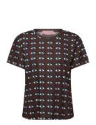 Eyes T-Shirt Brown Hunkøn