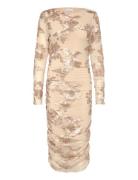 Lavinia L/S Dress Beige Noella
