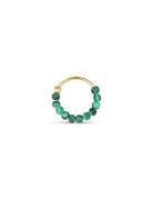 Bermuda Malachite Twist, Gold-Plated Sterling Silver Green Jane Koenig