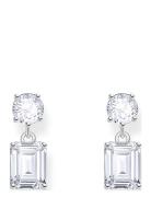 Silver Earrings With White Zirconia In Different Cuts Silver Thomas Sa...