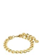Charm Curb Chain Bracelet Gold-Plated Gold Pilgrim