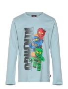 Lwtaffy 603 - T-Shirt L/S Blue LEGO Kidswear