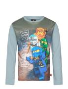Lwtaffy 608 - T-Shirt L/S Blue LEGO Kidswear