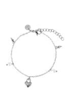 Heart Locker Mix Bracelet Silver By Jolima