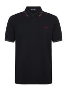 Twin Tipped Fp Shirt Black Fred Perry