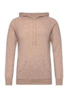 Man Front Pocket Hoodie Beige Davida Cashmere