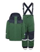 Skare Kids Set Green Didriksons