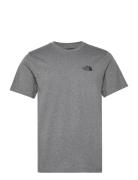 M S/S Simple Dome Tee Grey The North Face