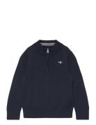 Shield Cotton Half Zip Navy GANT