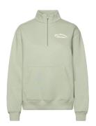 Linear Heritage Fleece Half Zip Green New Balance