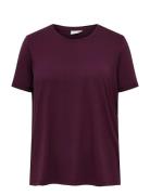 Carmoster S/S Fold Up Top Jrs Noos Purple ONLY Carmakoma