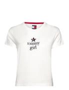 Tommy Girl Graphic T-Shirt White Tommy Jeans
