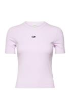 A- Modal Rib Tee Pink Calvin Klein Jeans