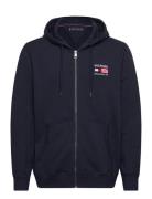 Americana Zip Through Hoody Navy Tommy Hilfiger
