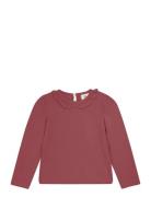 T-Shirt Ls Pink En Fant