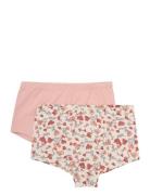 Briefs 2-Pack Aop Pink Minymo
