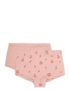 Briefs 2-Pack Aop Pink Minymo