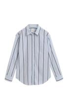 Rel Classic Poplin Striped Shirt Blue GANT