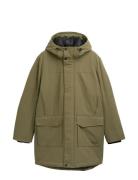 Tech Hooded Parka Khaki Tom Tailor