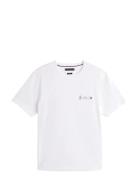Small Crest Outline Tee White Tommy Hilfiger