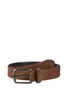 Suede Leather Belt Zack Brown Howard London