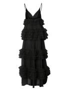 Yaslorraine Strap Maxi Tulle Dress - D2D Black YAS