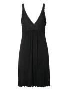 Nightdress No Sleeve Louise Black Damella Of Sweden