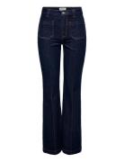 Onlemily Hw Flared Rinse Dnm Mae Navy ONLY