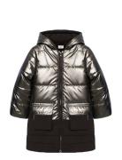 Technical Fabric Parka Black Boboli