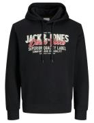 Jjelogo Sweat Hood 2 Col 25/26 Noos Black Jack & J S