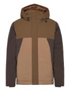 Padded Tech Jacket Brown Revolution