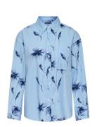 Onlnano Life Ls Shirt Wvn Blue ONLY