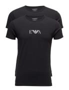 Mens Knit 2Pack T-Sh Black Emporio Armani