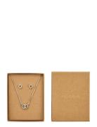 Harlan Gift Set, Necklace & Earrings, Silver-Plated Silver Pilgrim