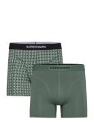 Organic Cotton Stretch Boxer 2P Green Björn Borg