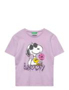 T-Shirt Purple United Colors Of Benetton