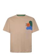Tnpavel Os S_S Tee Beige The New