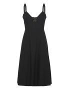 Ariette Strappy Midi Dress Black French Connection