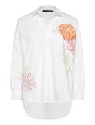 Cambria Cotton Popover Shirt White French Connection