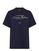 Vintage Tee_16 Navy HUGO