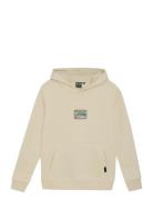 Hoodie Badge Beige Indian Blue Jeans