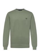 Pique Stitch Jumper Green Fred Perry