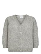Nusuri Brushed Ss Cardigan Grey Nümph