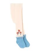Thick Tights With Socks For Baby -Bci Patterned Boboli